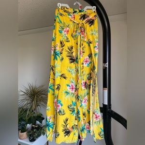 Flower Flare Pants